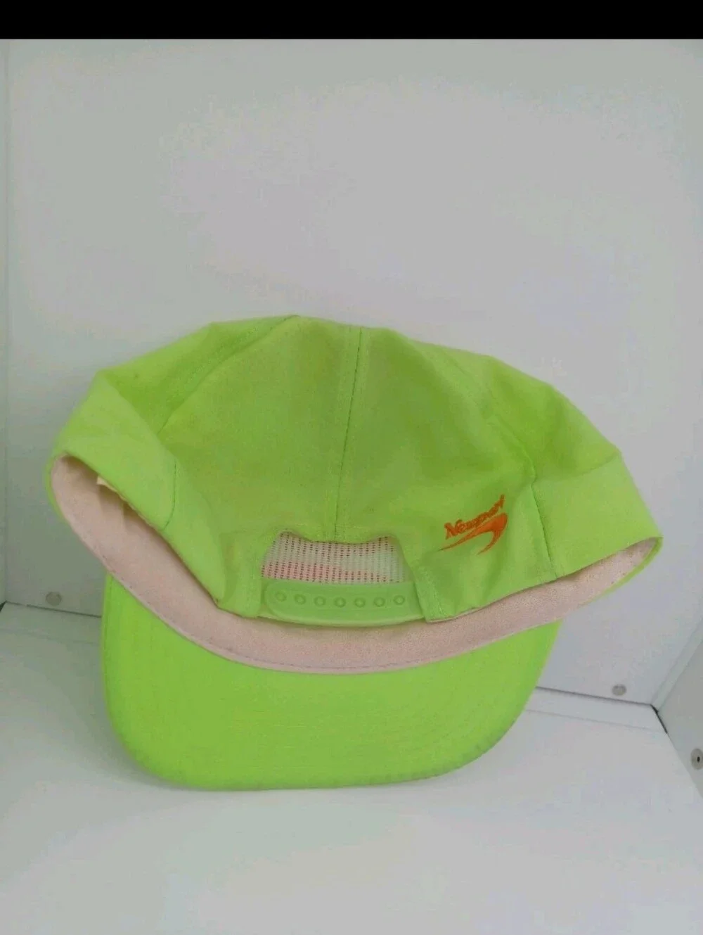 Vintage Newport Hat Cap Snapback Neon Cigarettes Adjustable Trucker Promo Mens